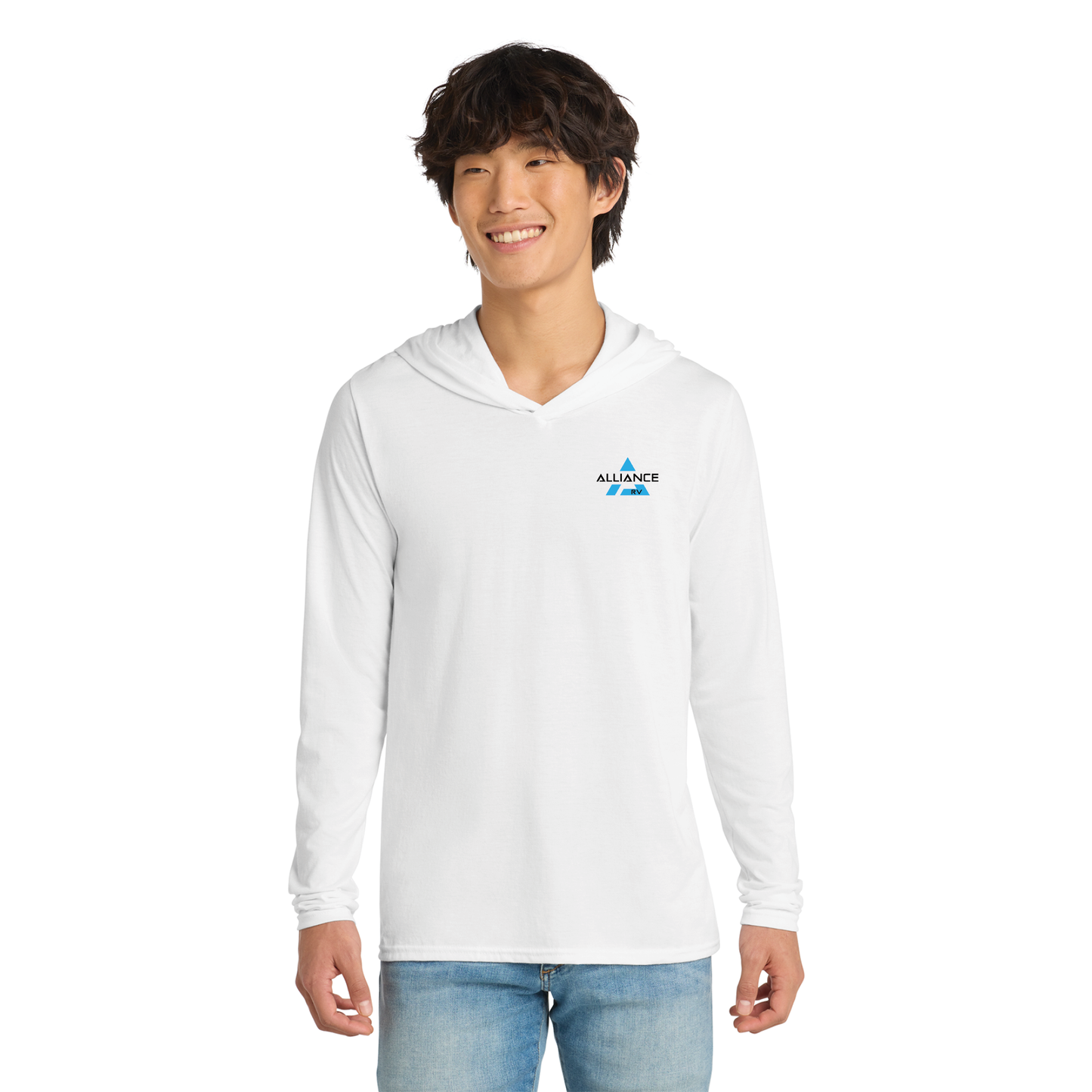 District® Perfect Tri® Long Sleeve Hoodie - DM139